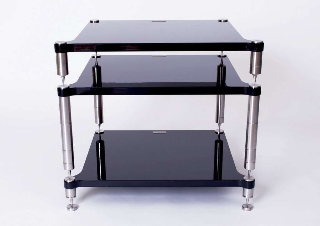 фото Стойка под Hi-Fi компоненты Neo Quattron Glossy Power Amp Stand (ножки Stainless Steel) Pult.by
